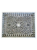 Grey Mother of Pearl Flower Tray
