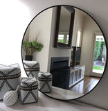 Simple Black Frame Mirror