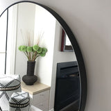 Simple Black Frame Mirror
