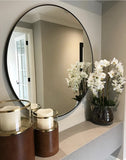 Simple Black Frame Mirror
