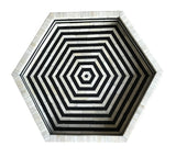 Black Hex Inlay Tray