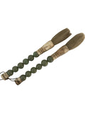 Chinese Calligraphy Brush (Green and Navy Shagreen Finish)