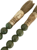 Chinese Calligraphy Brush (Green and Navy Shagreen Finish)