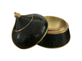 Black Inlay and Brass Hand Crafted Boxes