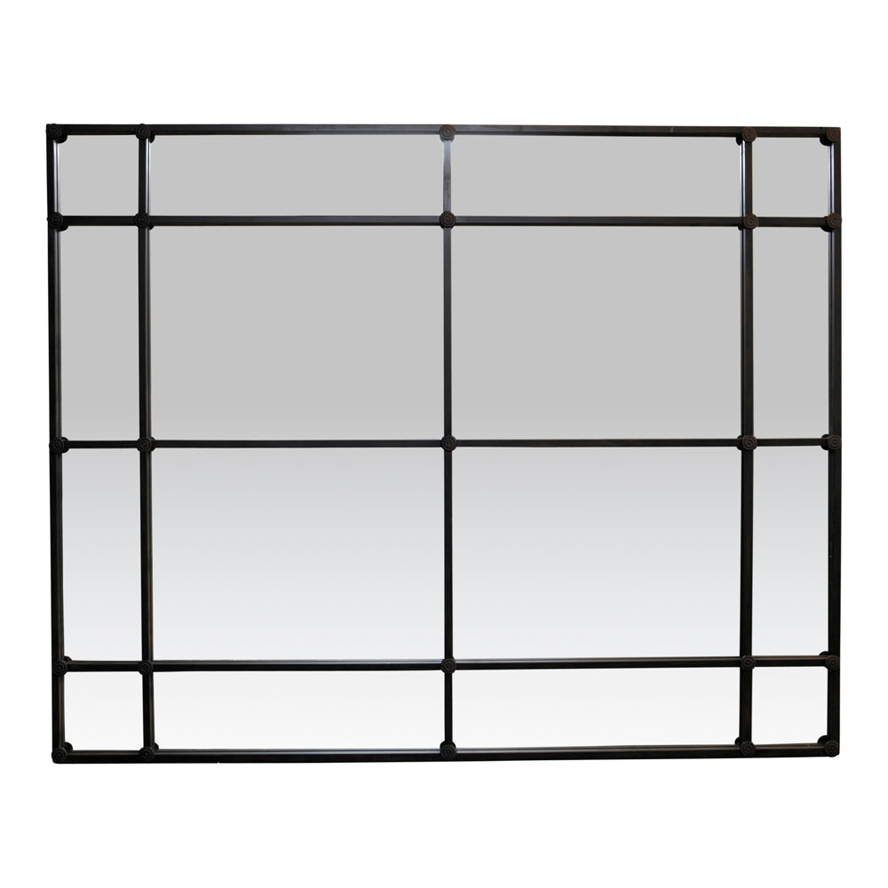 Large Iron Rectangle Mirror