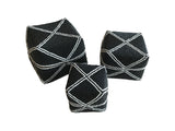 Black and White Beaded Boxes