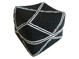 Black and White Beaded Boxes