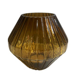 Amber Glass Vase