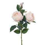 Rose Spray (Soft Pink Stem)