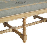 Bobbin Long Ottoman (Ocean)