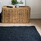 Graphite Jute Rug