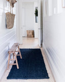 Graphite Jute Rug