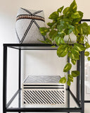 Black Aztec Pattern Inlay Box