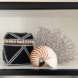 Coastal Beaded Boxes (Black)