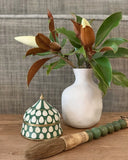 Chinese Calligraphy Brush (Green and Navy Shagreen Finish)