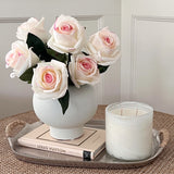 Aluminum Tray (rattan handle)