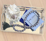 Chinoiserie Necklace with Tassel and Charm