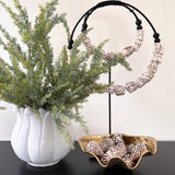Conus Shell Necklace (on stand)