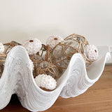 Columbus Resin Clam Shell (White)