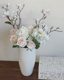 White Flower Mother of Pearl Inlay Box (2 sizes)
