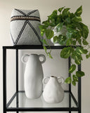 Organic Ceramic Vase with Handle (Short)