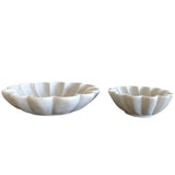 Marble Flower Bowl