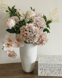 Organic Ceramic Tall Vase (White)