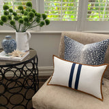 Navy Blue Deer Cushion