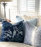 Light Blue Canvas Cushion Cover