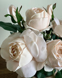 Rose Spray (Soft Pink Stem)