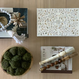 White Flower Mother of Pearl Inlay Box (2 sizes)