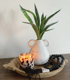 Organic Ceramic Vase with Handle (Short)