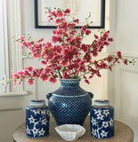 Blue and White Ceramic Ancient Treasure Water Pot