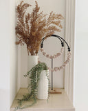 Tall Ribbed Bud Vase (Matte White)