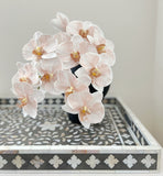 Grey Mother of Pearl Flower Tray
