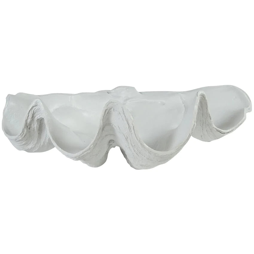 Columbus Resin Clam Shell (White)