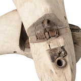 Vintage Bleached Wooden Shoe