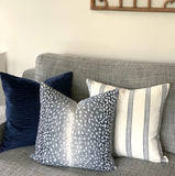 Navy Blue Deer Cushion