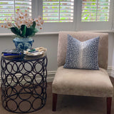 Navy Blue Deer Cushion