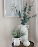 Organic Ceramic Vase with Handle (Tall)