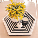 Black Hex Inlay Tray