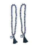 Chinoiserie Necklace with Tassel and Charm