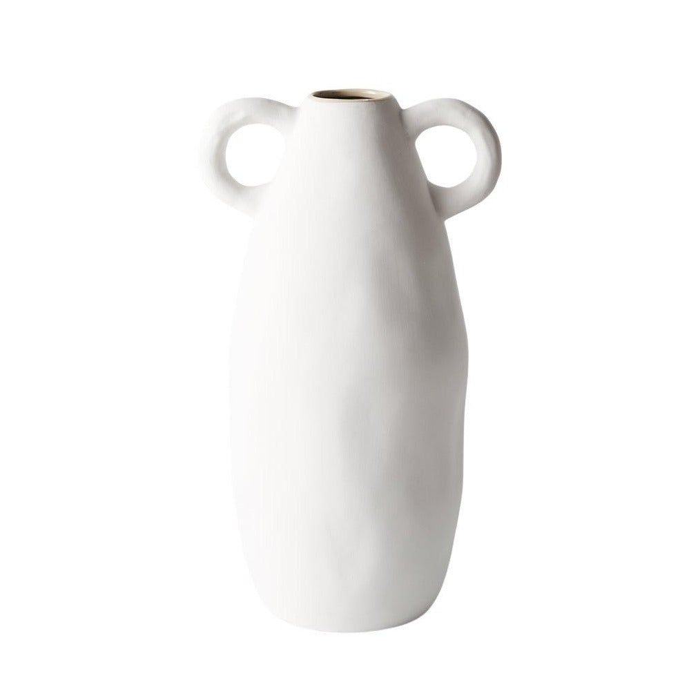 Organic Ceramic Vase with Handle (Tall)