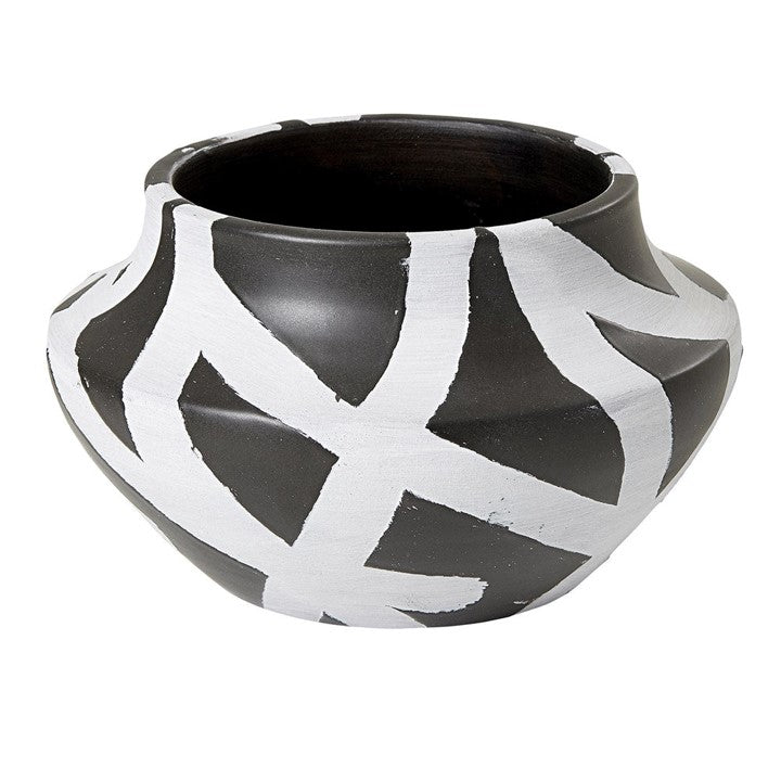 Monochrome Abstract Vase