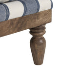 Blue Stripe Occasional Chair
