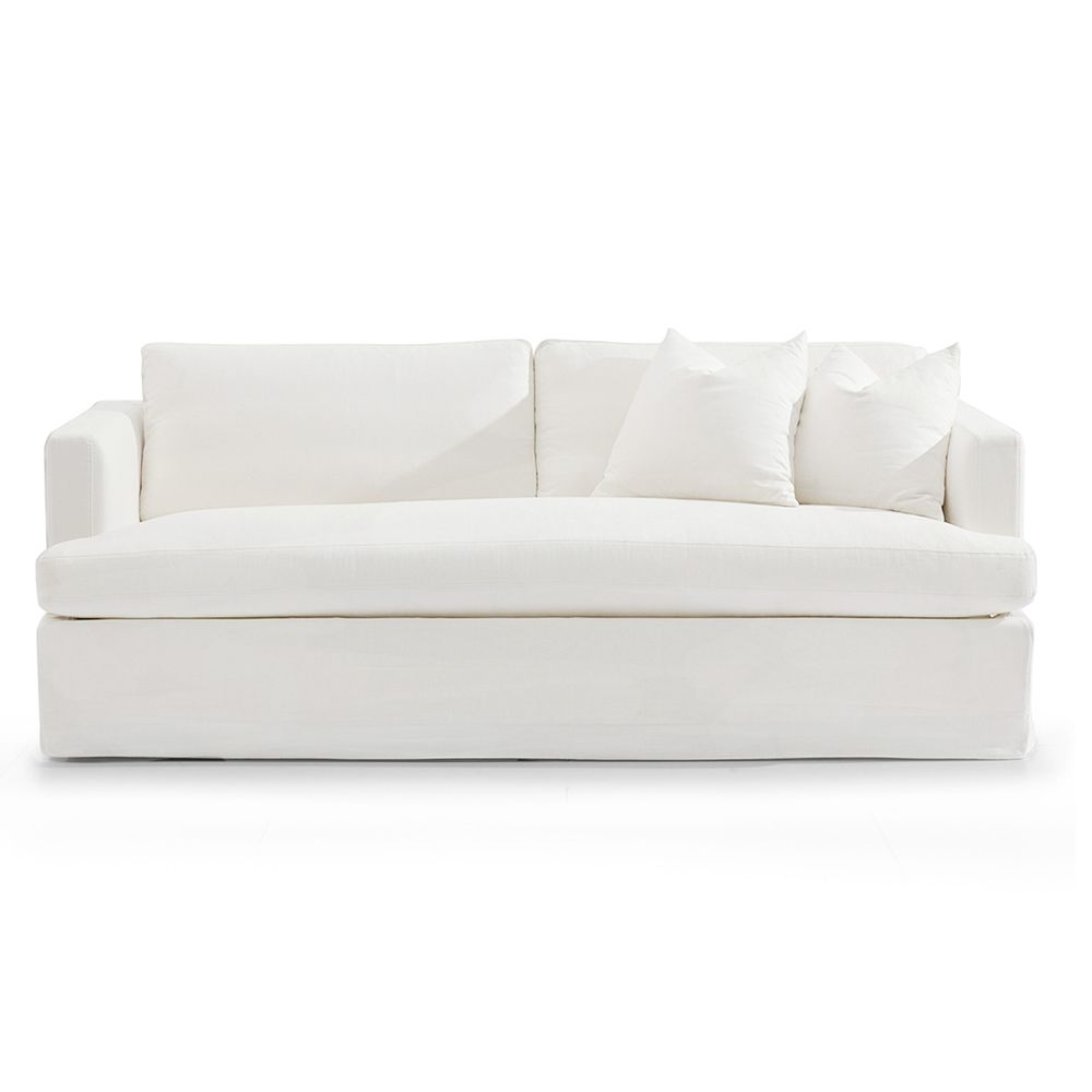Slip Cover 3 seater Sofa (White)