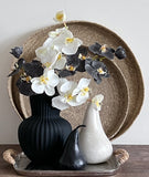 Ribbed Vase (Black)
