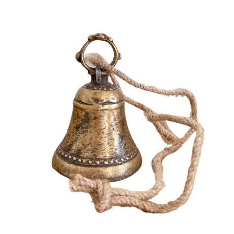 Old Brass Bells (with rope)