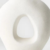 White Sculpture Vase (Large)