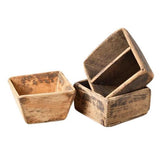 Vintage Timber Rice Measures